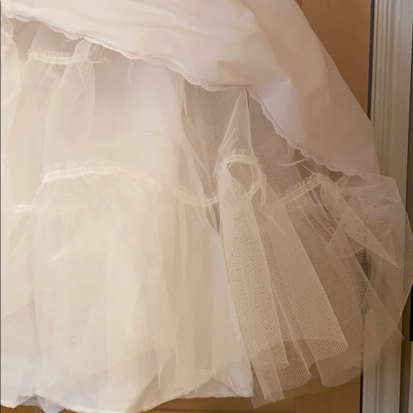 Malco Modes made in USA 3 layer a line floor length formal petticoat - Picture 3 of 5
